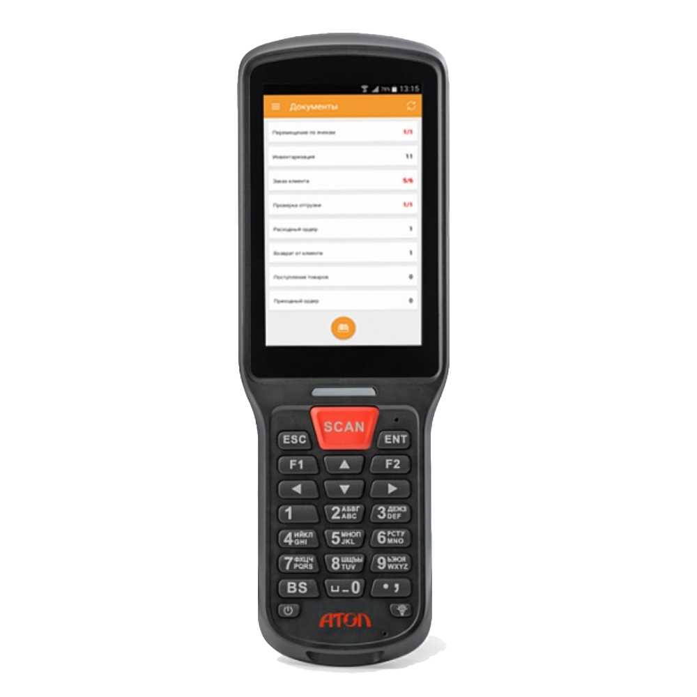 Мобильный терминал АТОЛ SMART.Lite (Android 7.0, 3G, 2D Imager SE4710, 4”, Camera, 2Гбх16Гб, Wi-Fi b