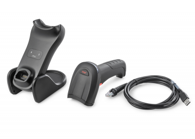 Сканер штрихкода АТОЛ SB5100 BT (2D, черный, USB, Bluetooth 5.0, IP42, c подставкой)