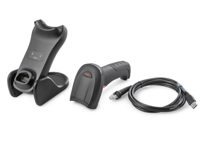 Сканер штрихкода АТОЛ SB5100 BT (2D, черный, USB, Bluetooth 5.0, IP42, c подставкой)