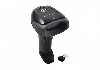 Сканер штрих-кода SPACE LITE-2D-BT беспроводной, USB (черный)