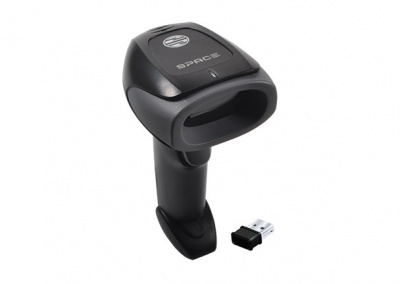 Сканер штрих-кода SPACE LITE-2D-BT беспроводной, USB (черный)